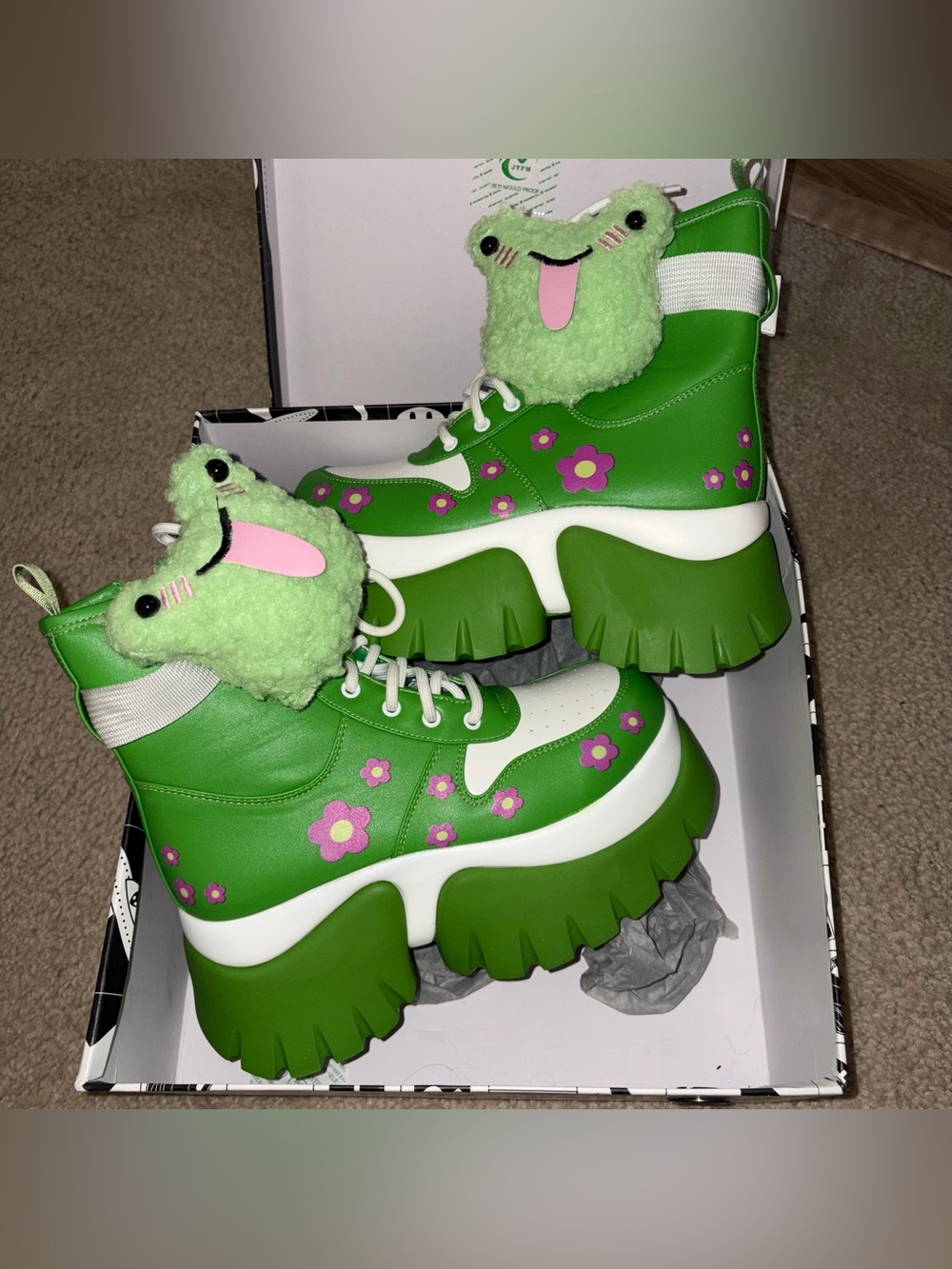 Koi Footwear - MY TONGUE IS STICKY PLATFORM SNEAKERS